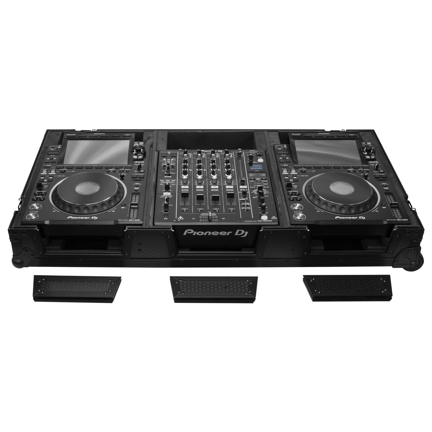 Industrial Board Case Fitting Most 12 DJ Mixers and Two Pioneer CDJ-3000 -  Odyssey Cases