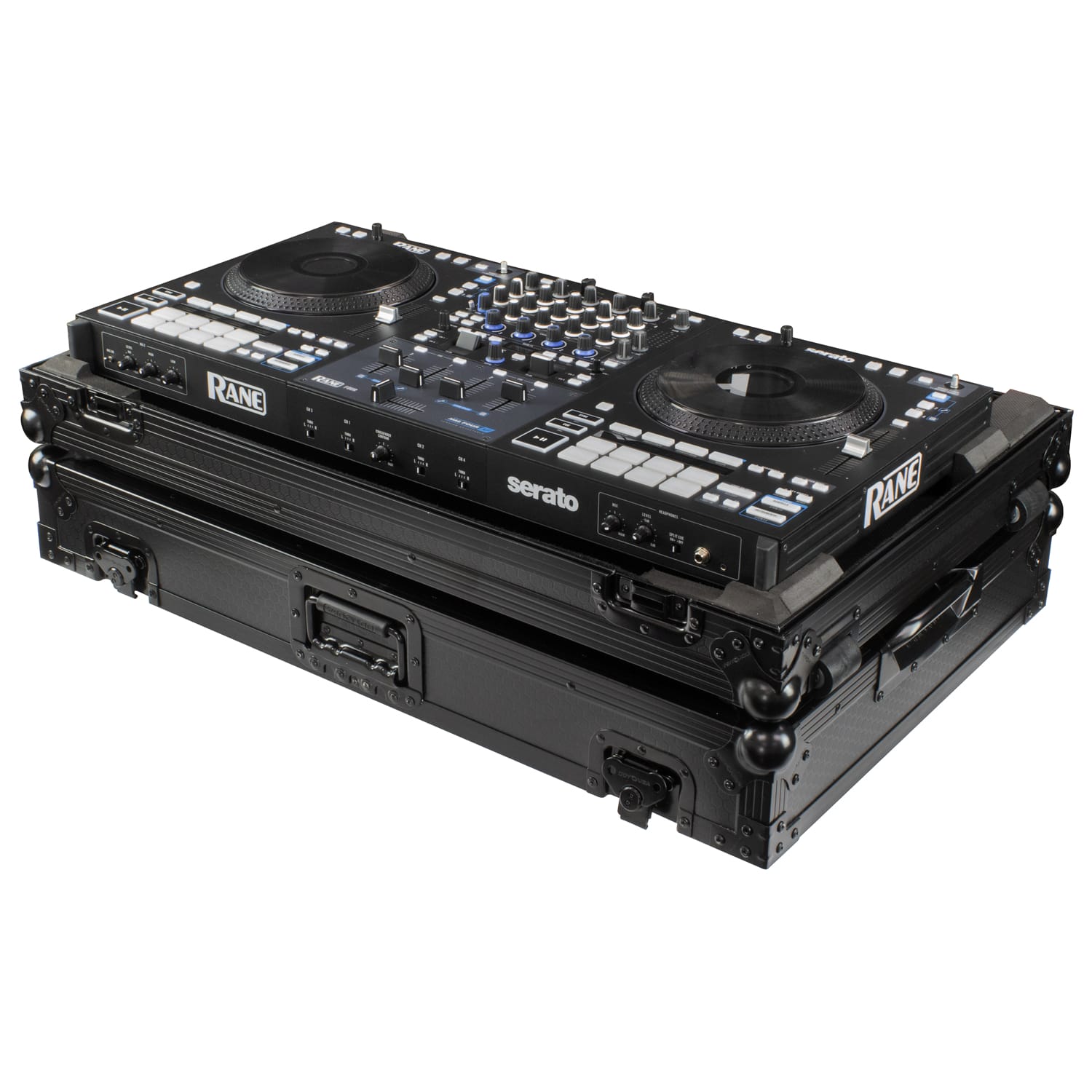 RANE FOUR I-Board Flight Case with Glide Style Laptop Platform and 