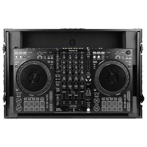 Pioneer DJ DDJ-FLX10 I-Board 1U Flight Case with Glide Style Laptop Platform and Wheels - Image 5