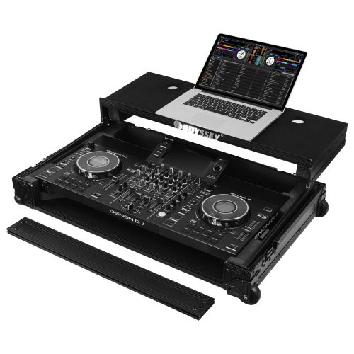 Denon DJ SC LIVE 4 I-Board Flight Case with Glide Style Laptop Platform