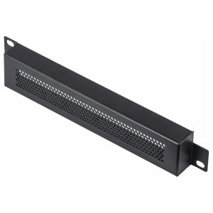 19 Inch Rack Mountable Raised Perforated Security Panel 1U (1.75 Inches)