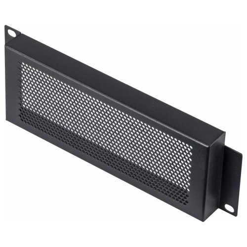Half Rack Mountable Raised Perforated Security 2U Panel