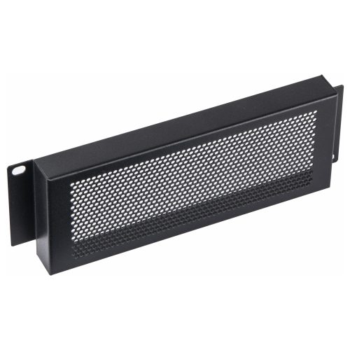 Half Rack Mountable Raised Perforated Security 2U Panel - Image 3