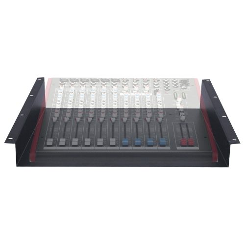 19" Rack Mountable Angled Top 10U Shelf - Image 2