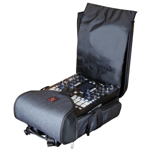 Charcoal Black Hard Shell DJ Backpack - Image 10