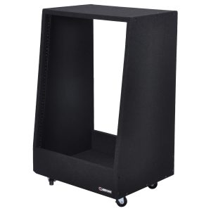 14U Carpeted Studio Rack with Wheels MKII