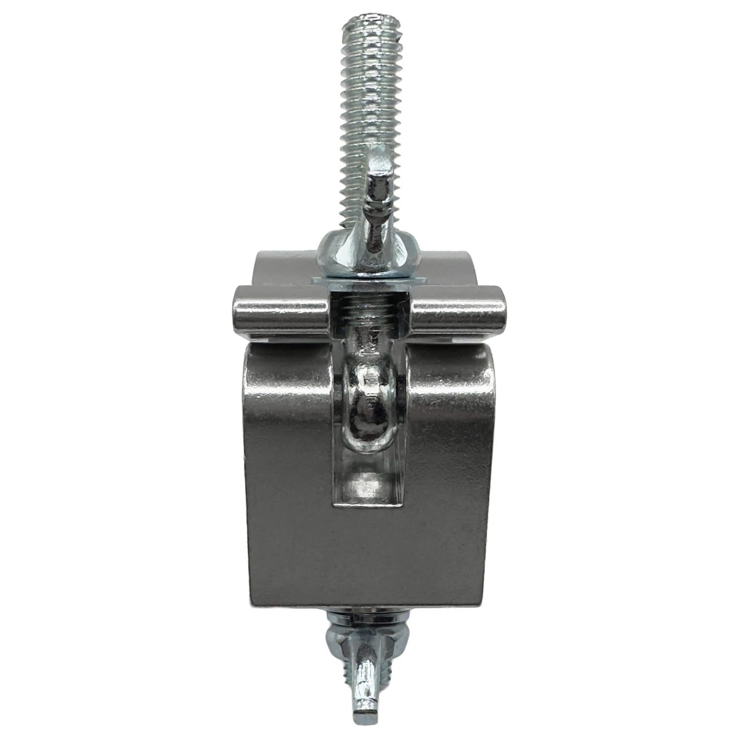 2" Wide Coupler, Fits 2" Tube, 1650 lb Load Capacity, Polished Natural - Image 4