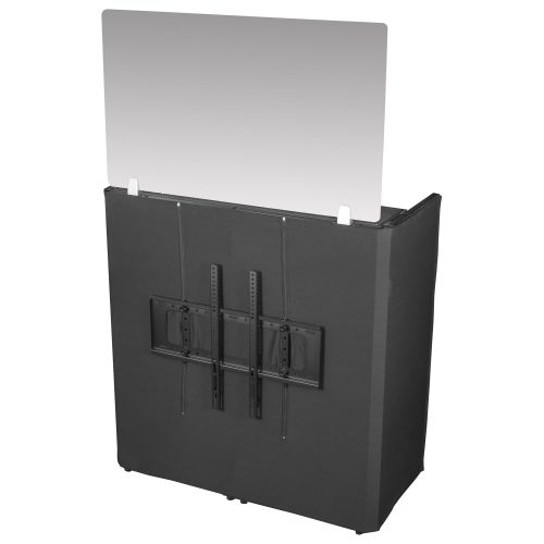 Media DJ Booth, Fits 46" Flat Screen TV/Monitor