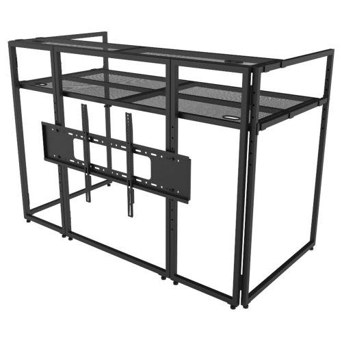 Odyssey Media DJ Booth, Fits 65" Flat Screen TV/Monitor - Image 4