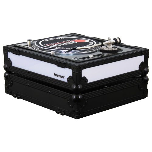 Black Universal Battle Position Turntable Case with Right LED Panel