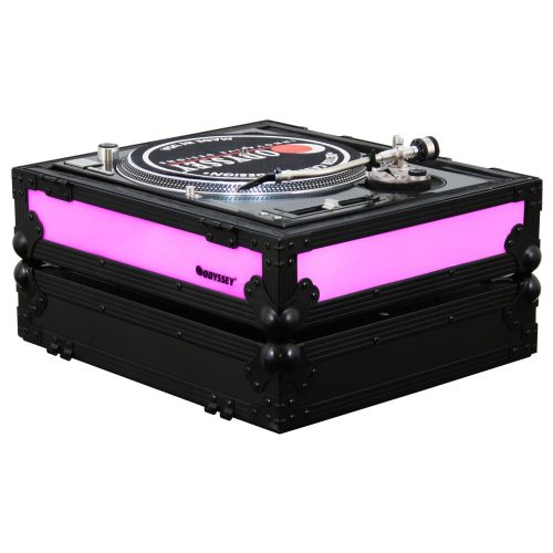 Black Universal Battle Position Turntable Case with Right LED Panel - Image 2