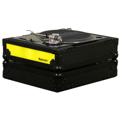 Black Universal Battle Position Turntable Case with LED Panel - Image 3