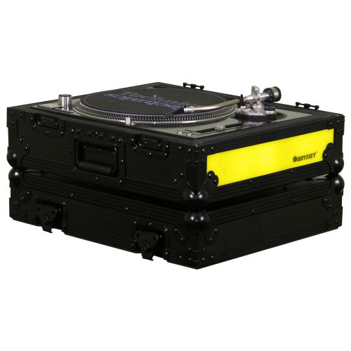 Black Universal Battle Position Turntable Case with LED Panel - Image 4