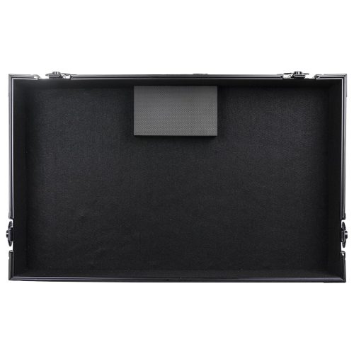 Black Pioneer DDJ-SX / DDJ-SX2 Case with 1U Rack Space LED panel and Glide Platform - Image 8