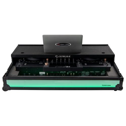Odyssey Pioneer DJ OPUS-QUAD Flight Effects Case with Glide Style Laptop Platform and Wheels - Image 3
