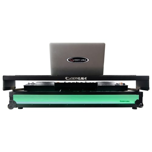 Odyssey Pioneer DJ OPUS-QUAD Flight Effects Case with Glide Style Laptop Platform and Wheels - Image 4