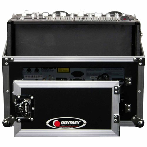 Combo Rack: 10U Top Slanted 4U Bottom Vertical - Image 3