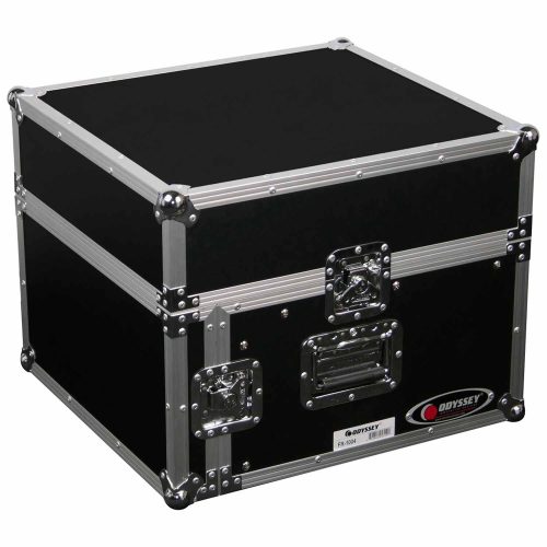 Combo Rack: 10U Top Slanted 4U Bottom Vertical - Image 4