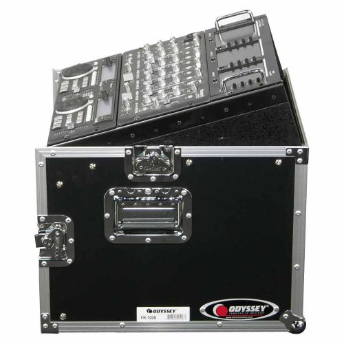 Combo Rack: 10U Top Slanted 6U Bottom Vertical - Image 2