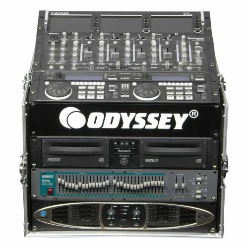 Combo Rack: 10U Top Slanted 6U Bottom Vertical - Image 3