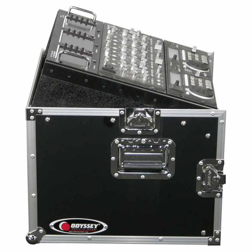 Combo Rack: 10U Top Slanted 6U Bottom Vertical - Image 4