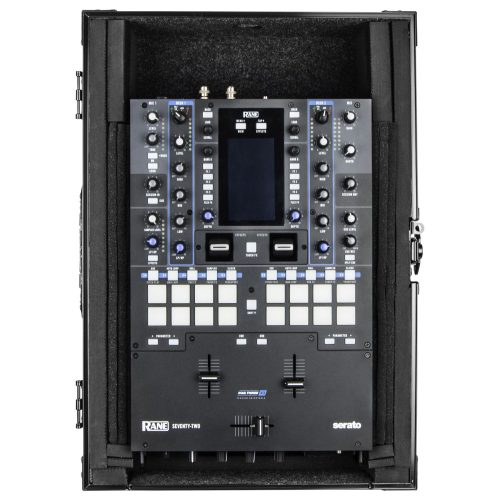 DESIGNER DJ™ Universal 12-inch Format Extra Deep Black on Blue DJ Mixer Case - Image 5