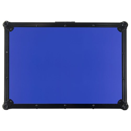 DESIGNER DJ™ Universal 12-inch Format Extra Deep Black on Blue DJ Mixer Case - Image 15