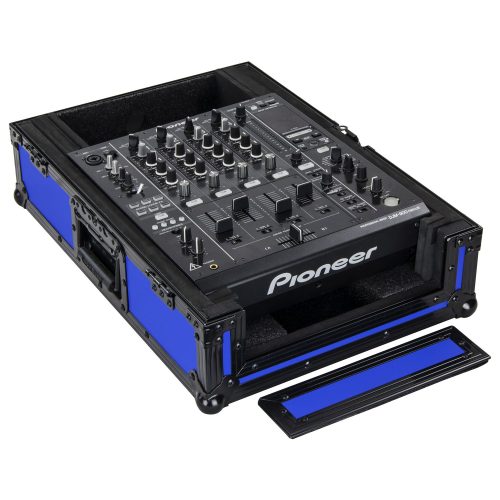 DESIGNER DJ™ Universal 12-inch Format Extra Deep Black on Blue DJ Mixer Case - Image 18