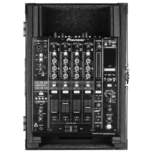 DESIGNER DJ™ Universal 12-inch Format Extra Deep Black on Blue DJ Mixer Case - Image 20