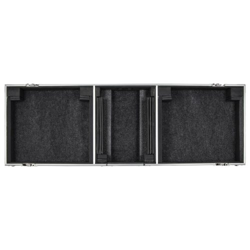 12" Format DJ Mixer and Two Turntables in Standard Position DJ Coffin Case with Wheels - Image 5