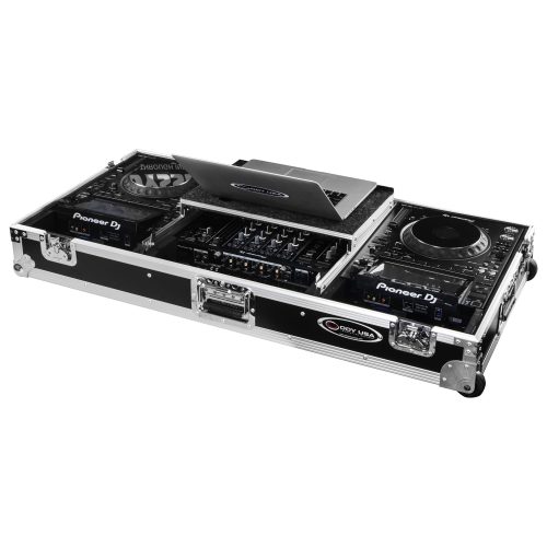 Odyssey DJM-A9 and CDJ-3000 or Similar Size Gear DJ Coffin Case with Glide Style Laptop Platform - Image 3