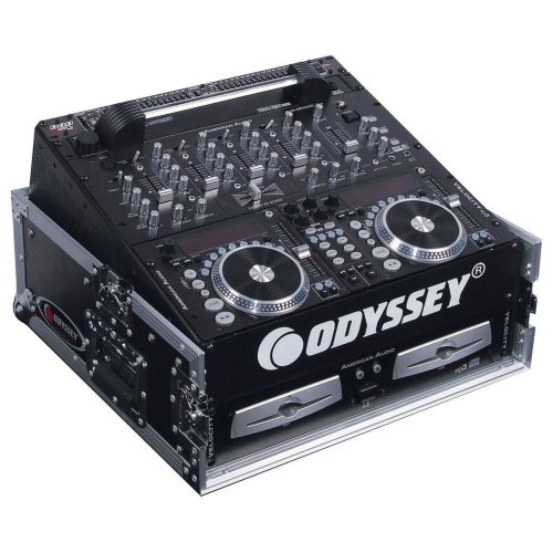 10U Top Slanted 2U Vertical Pro Combo Rack