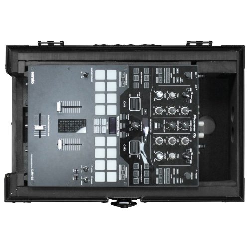 Odyssey Universal Black 10" Format DJ Mixer Flight Case with Extra Deep Rear Compartment - Image 4