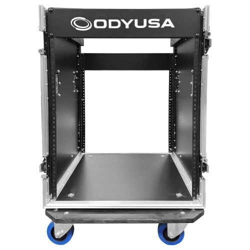 11U Top Slanted 12U Vertical Pro Combo Rack with Side Table