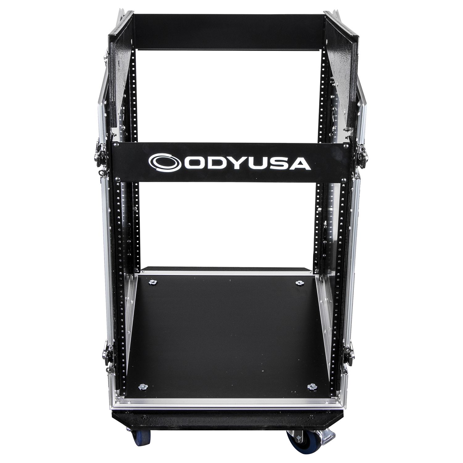 Deluxe 12U Top Slanted 14U Bottom Vertical Pro Combo Rack