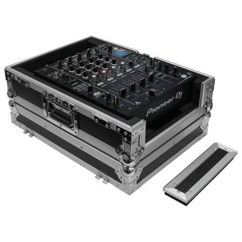 Odyssey Universal 12" Format DJ Mixer Flight Case with Extra Deep Rear Cable Compartment - Image 2