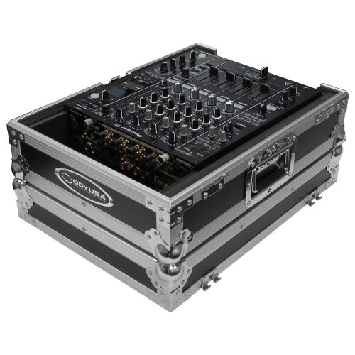 Odyssey Universal 12" Format DJ Mixer Flight Case with Extra Deep Rear Cable Compartment - Image 3