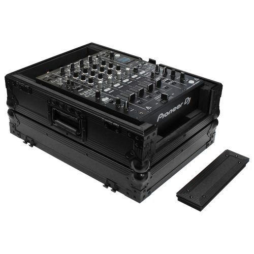 Odyssey Universal Black 12" Format DJ Mixer Flight Case with Extra Deep Rear Cable Compartment - Image 2