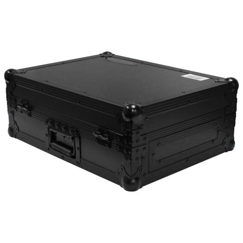 Odyssey Universal Black 12" Format DJ Mixer Flight Case with Extra Deep Rear Cable Compartment - Image 7