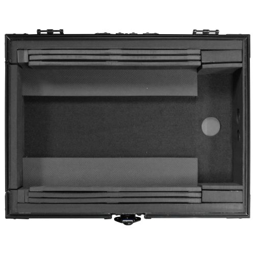Odyssey Universal Black 12" Format DJ Mixer Flight Case with Extra Deep Rear Cable Compartment - Image 10