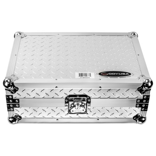 Odyssey Universal 12" Format Silver Diamond Plated DJ Mixer Case with Extra Deep Rear Cable Compartment - Image 9