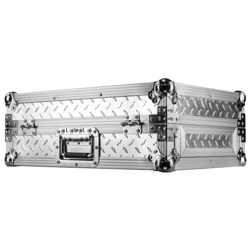 Odyssey Universal 12" Format Silver Diamond Plated DJ Mixer Case with Extra Deep Rear Cable Compartment - Image 16