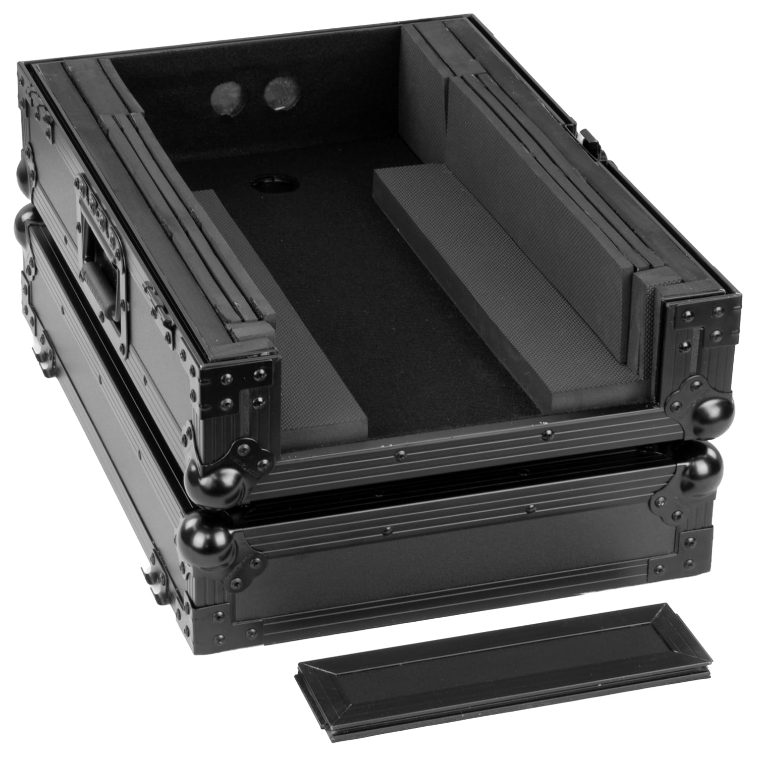 Odyssey Universal Black 13" Format DJ Mixer Flight Case with Extra Deep Rear Cable Compartment - Image 3
