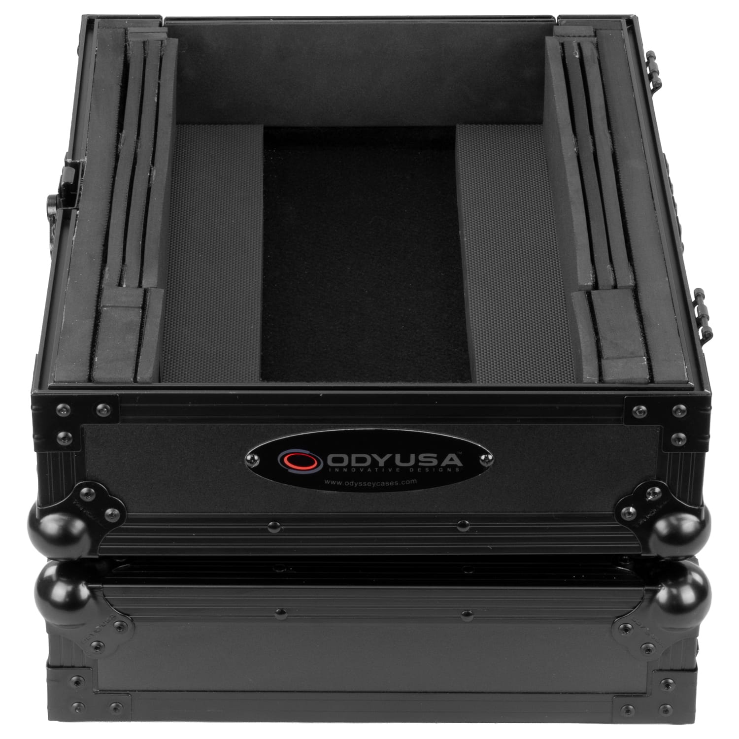 Odyssey Universal Black 13" Format DJ Mixer Flight Case with Extra Deep Rear Cable Compartment - Image 4