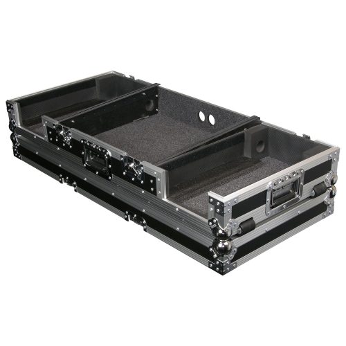 Universal 19" Format DJ Mixer and Two Medium Format Media Players Coffin Flight Case - Image 7