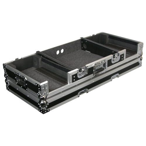 Universal 19" Format DJ Mixer and Two Medium Format Media Players Coffin Flight Case - Image 9