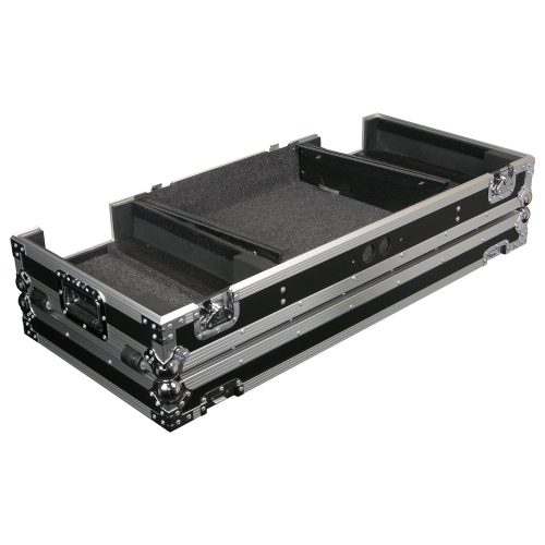 Universal 19" Format DJ Mixer and Two Medium Format Media Players Coffin Flight Case - Image 12