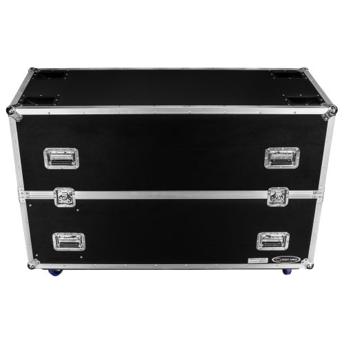 Dual 50-58" Flat Screen Monitor Case with Casters - Image 2