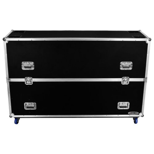 Dual 75" Flat Screen Monitor Case with Casters - Image 4
