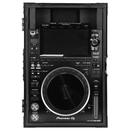 Pioneer DJ CDJ-3000 Flight Case in Black with Removable Panel - Image 2